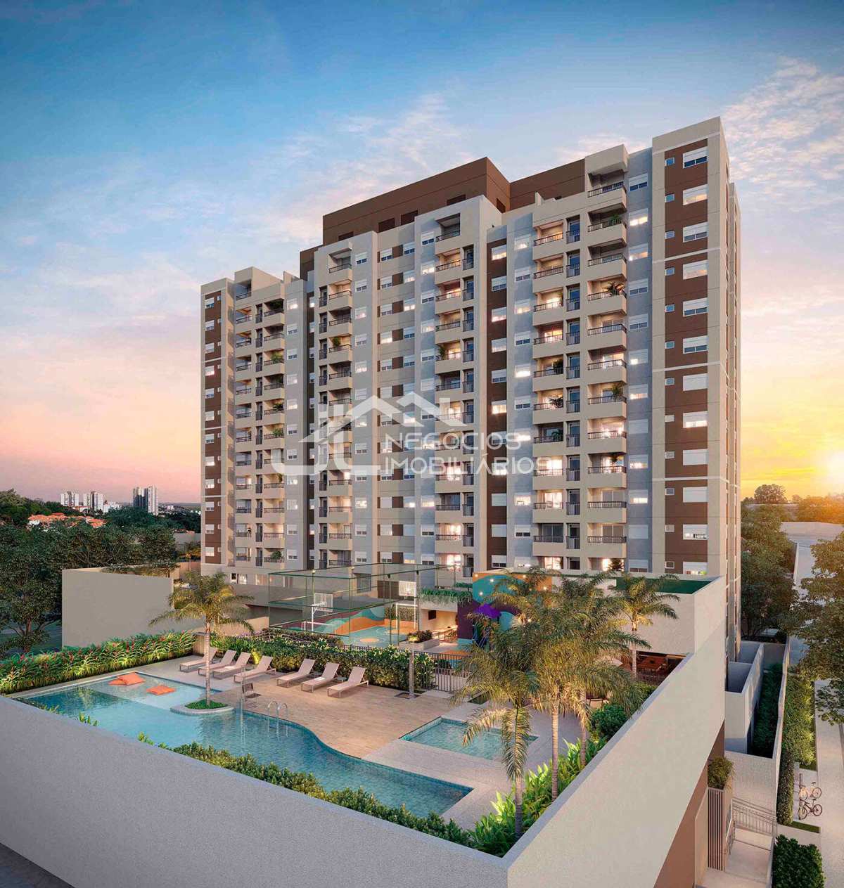 Apartamento à venda, no Lazur Mansões Santo Antônio em Campinas, Parque Rural Fazenda Santa Cândida, com 3 quartos - JL Negócios Imobiliários