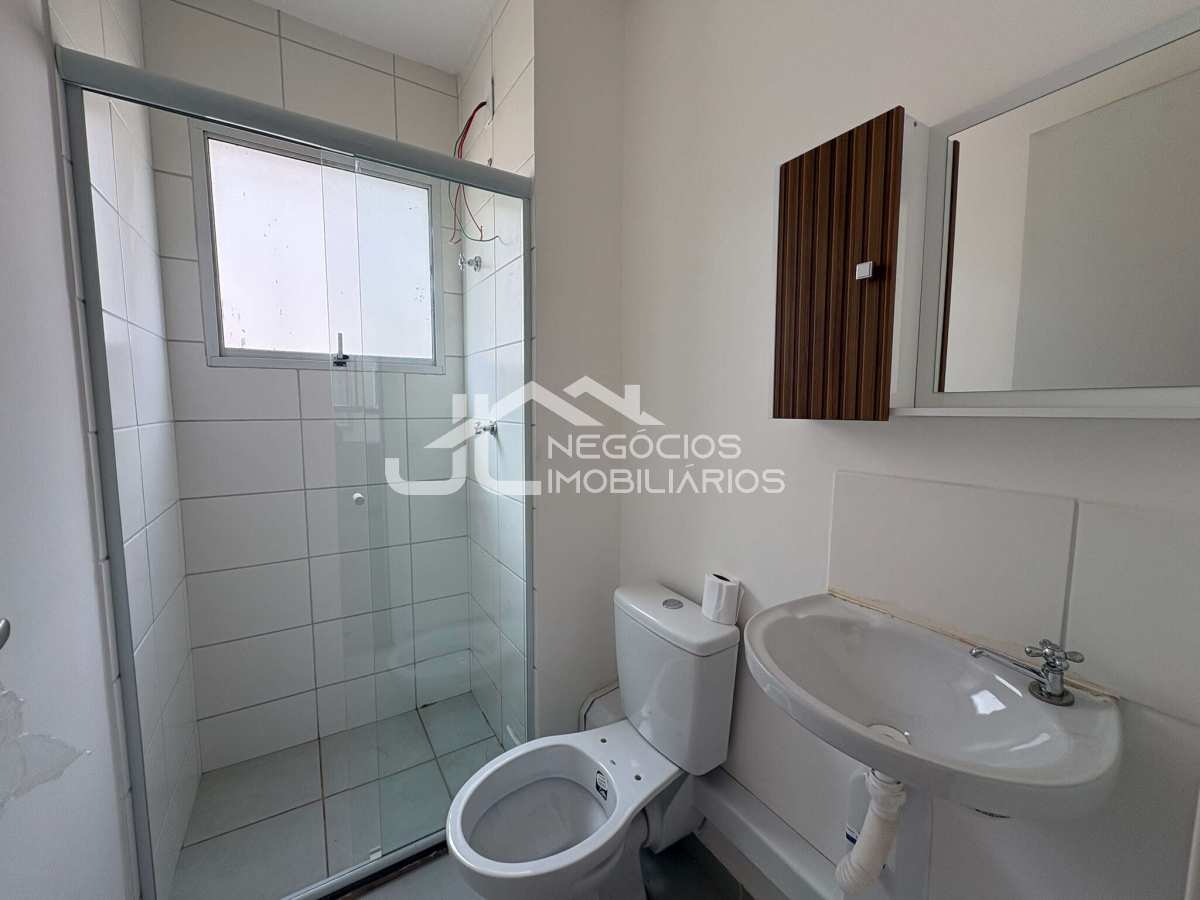 Banheiro social - Apartamento à venda, no Residencial Miraggio em Hortolândia, Parque Orestes Ôngaro, com 2 quartos, 39m²