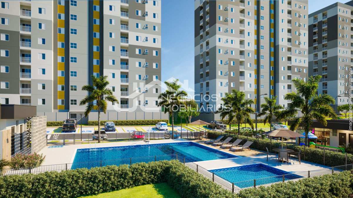 Apartamento à venda, no San Diego Residence em Hortolândia, Vila Inema, com 2 quartos - JL Negócios Imobiliários