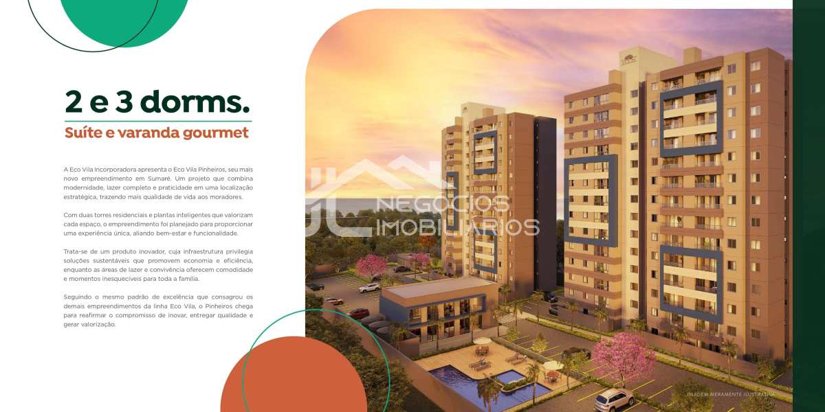  - Apartamento à venda, no Eco Vila Pinheiros em Sumaré, Chácara Bela Vista, com 3 quartos, 52m²