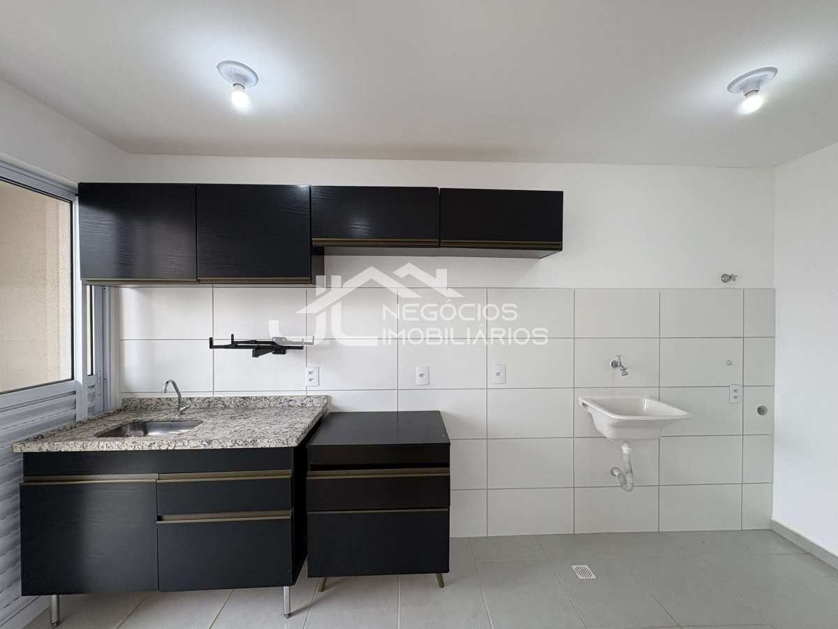 Cozinha/Lavanderia - Apartamento para alugar, no Portal Terras de Carrara em Hortolândia, Jardim Amanda I, com 2 quartos, 58m²
