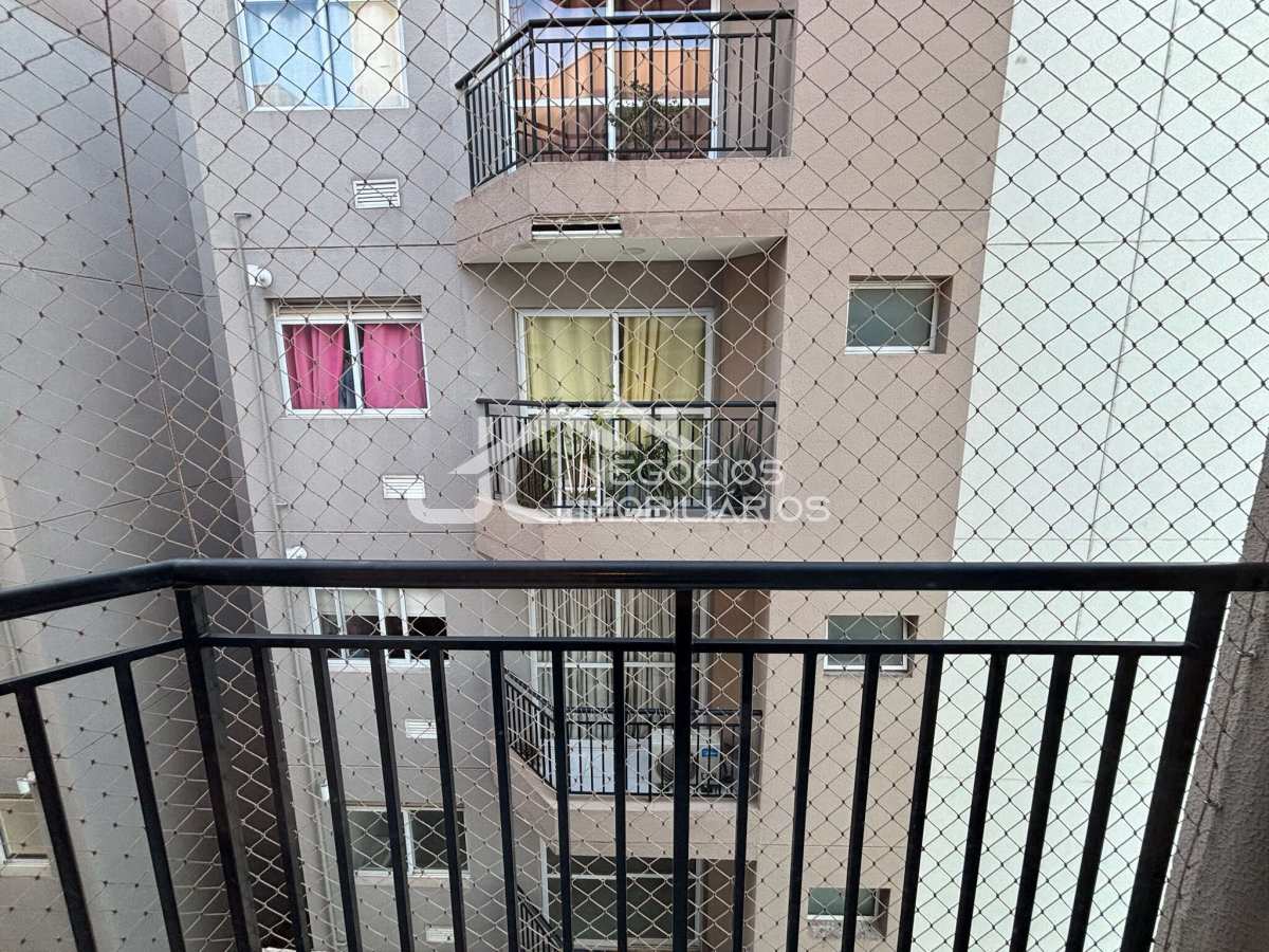 Varanda - Apartamento para alugar, no Residencial Villaggio Monte Mor em Monte Mor, Jardim Planalto, com 2 quartos, 66m²