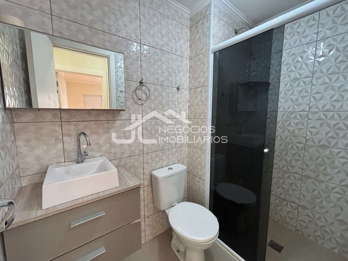Banheiro social - Apartamento para alugar, no Residencial Meu Lar em Monte Mor, Parque Residencial São Clemente, com 2 quartos, 44m²