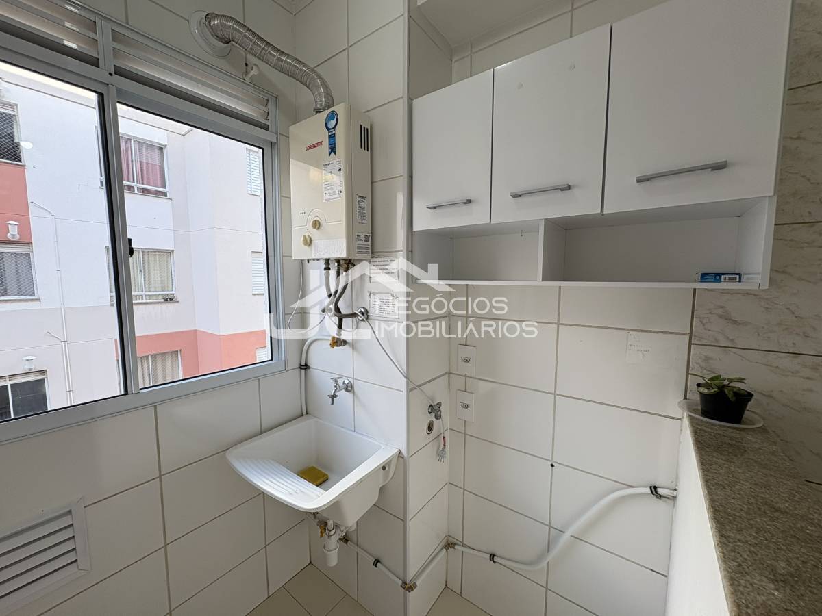Lavanderia - Apartamento para alugar, no Residencial Meu Lar em Monte Mor, Parque Residencial São Clemente, com 2 quartos, 44m²
