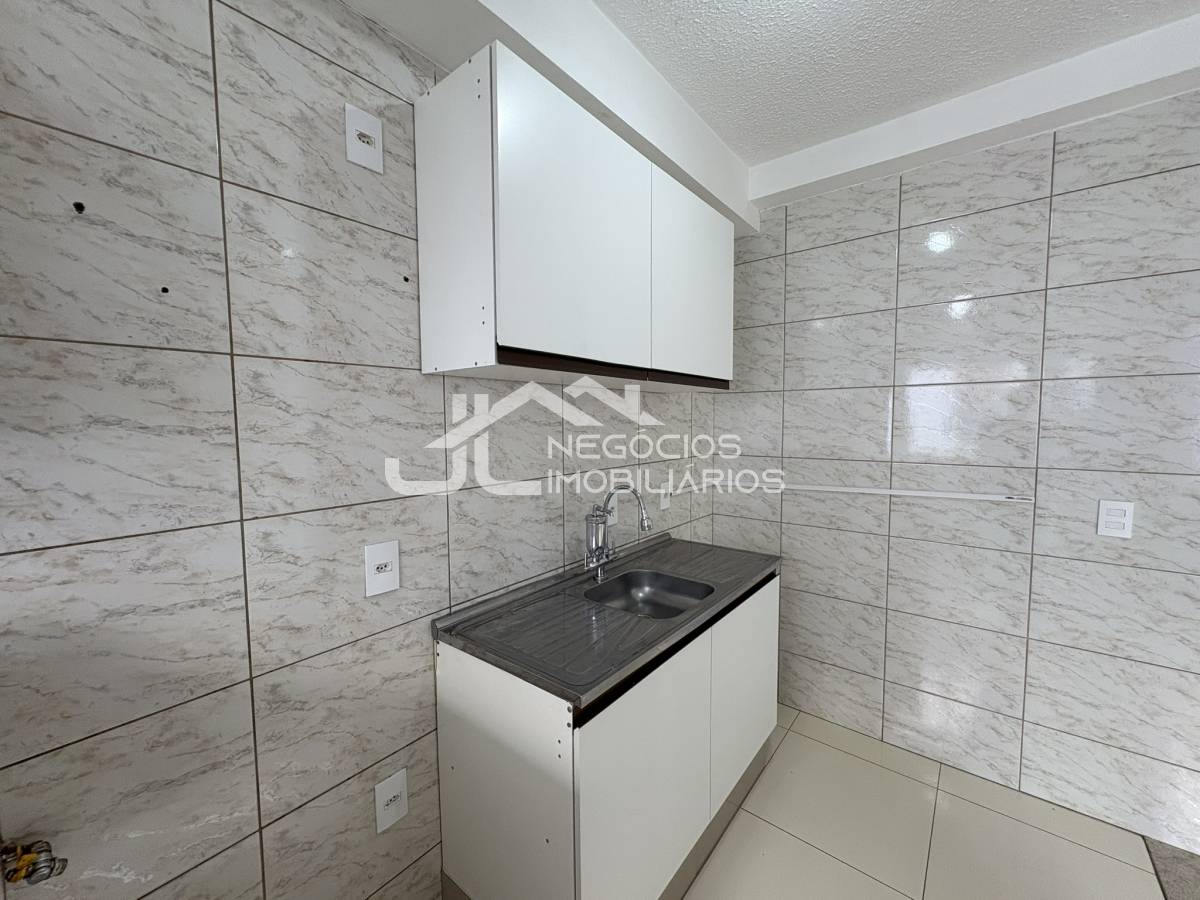 Cozinha - Apartamento para alugar, no Residencial Meu Lar em Monte Mor, Parque Residencial São Clemente, com 2 quartos, 44m²