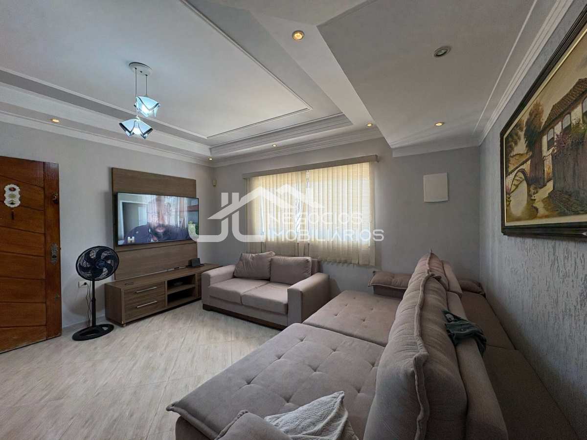Sala de estar/TV - Casa à venda em Hortolândia, Jardim Residencial Firenze, com 4 quartos
