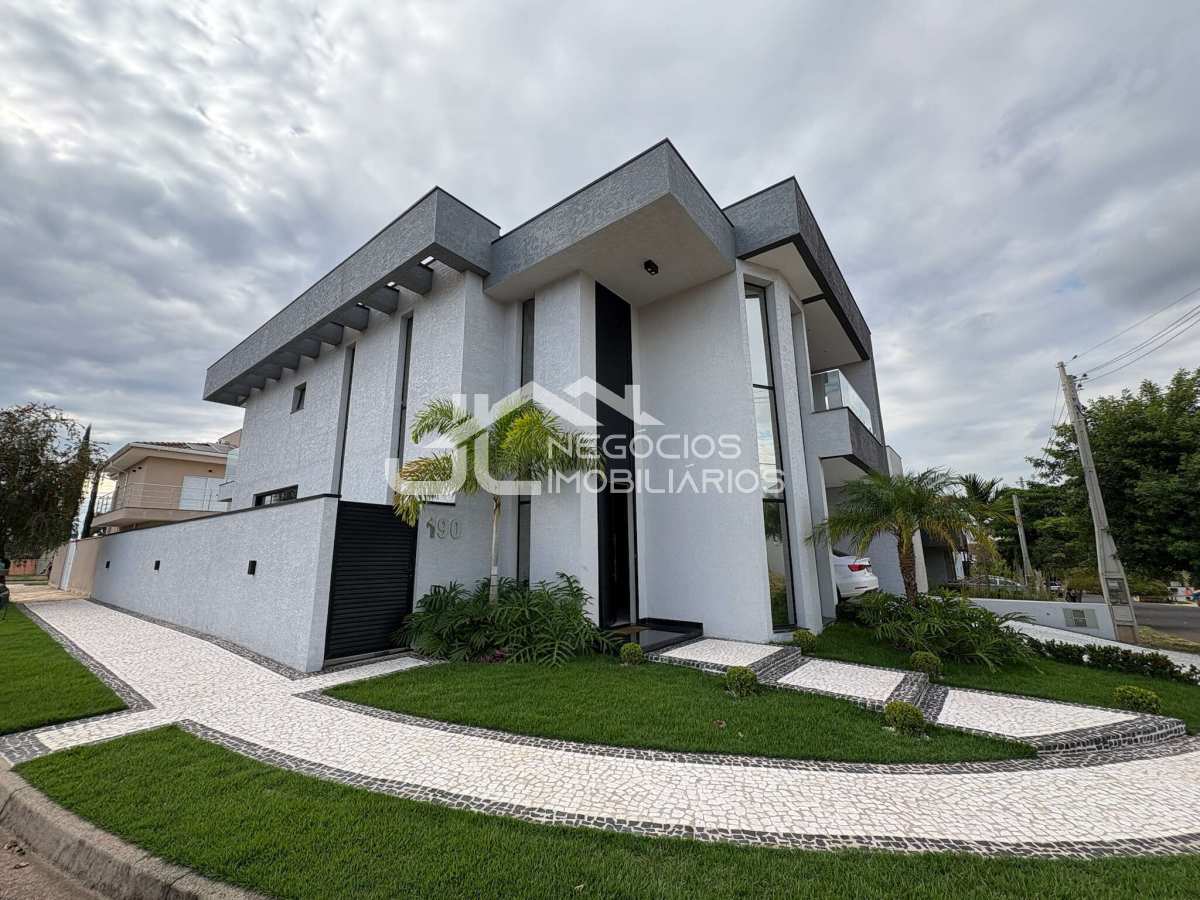 Fachada - Casa de condomínio à venda, no Condomínio Olívio Franceschini em Hortolândia, Parque Olívio Franceschini, com 3 quartos, 287m²