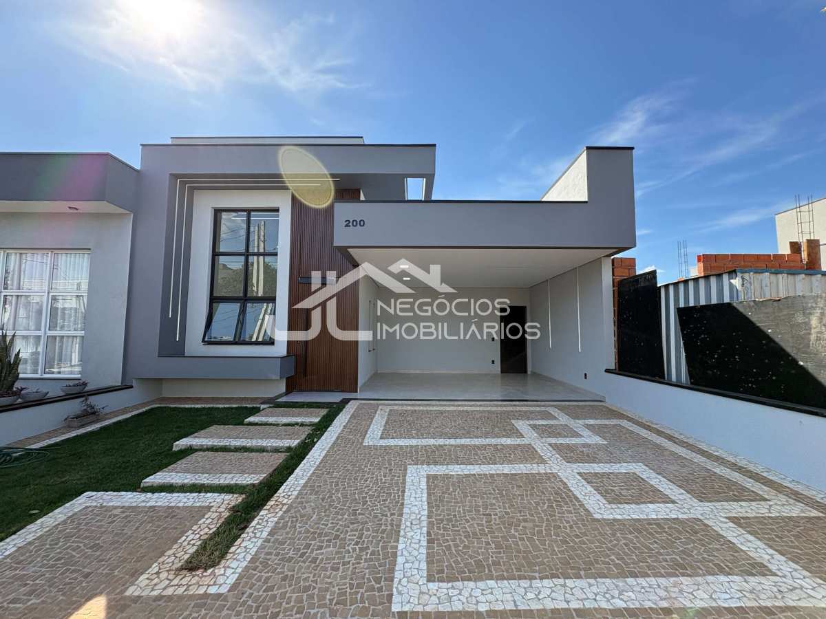 Casa de condomínio à venda, no Golden Park Residence em Hortolândia, Jardim Golden Park Residence, com 3 quartos, 167,25m² - JL Negócios Imobiliários