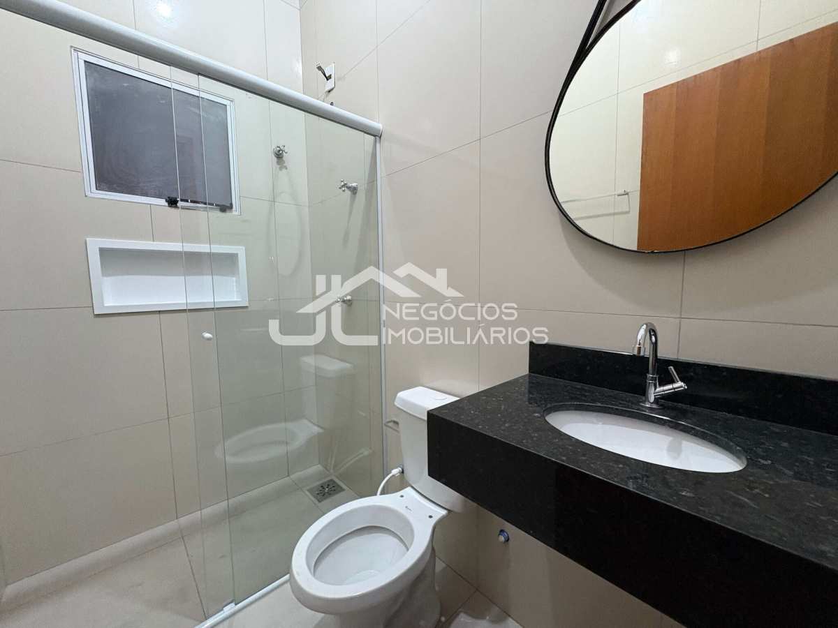 Banheiro social - Casa para alugar em Monte Mor, Cidade Jardim, com 2 quartos, 56m²